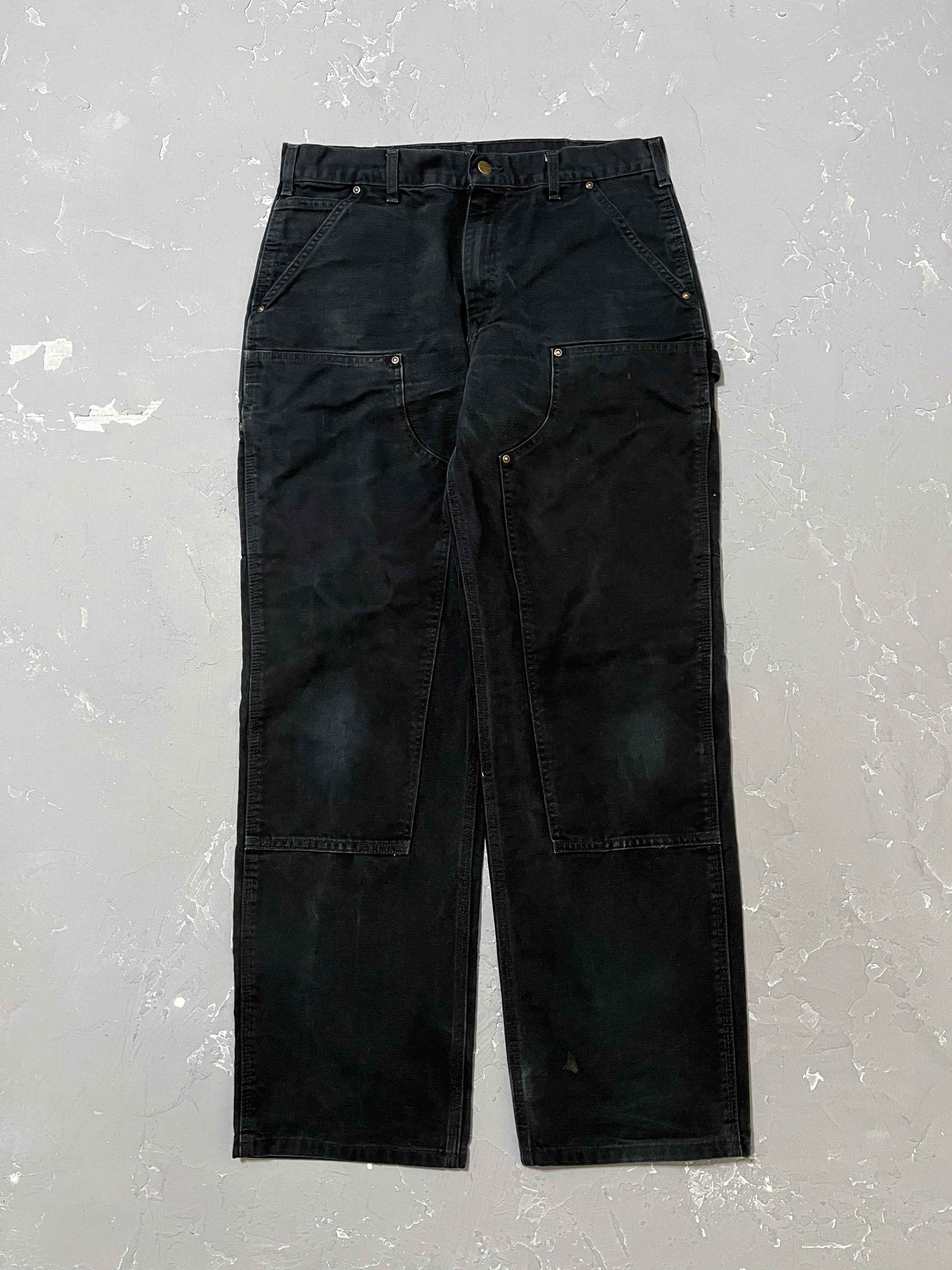 Carhartt Faded Black Double Knee Pants [33 x 32]