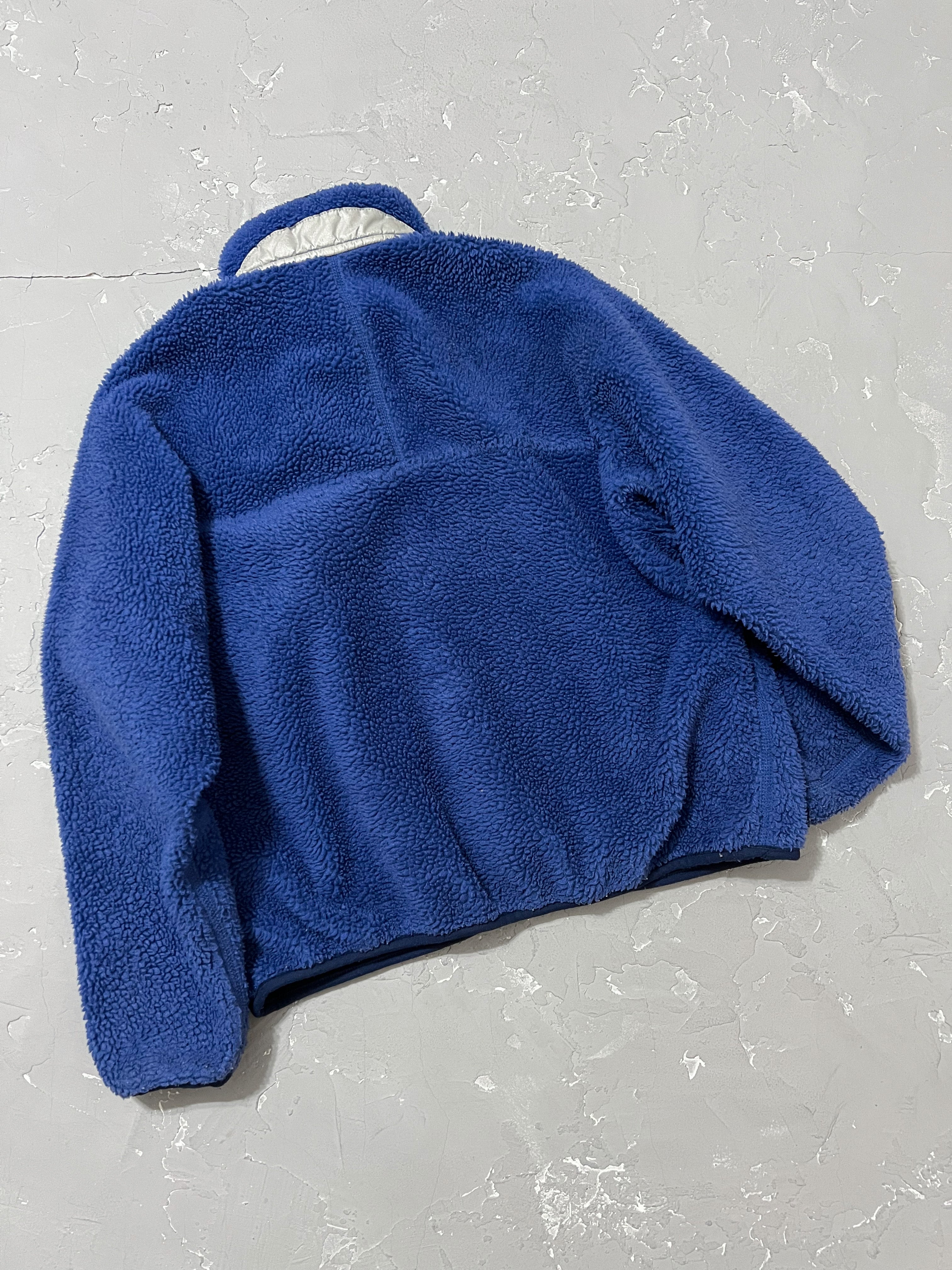 1999 Patagonia Royal Blue Deep Pile Jacket [M]