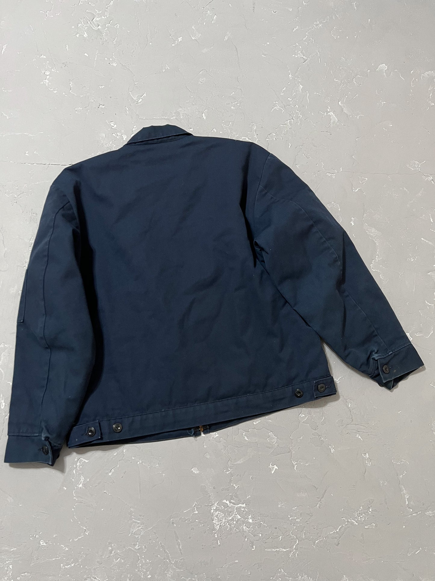 Navy Quilt Lined Work Jacket [L]