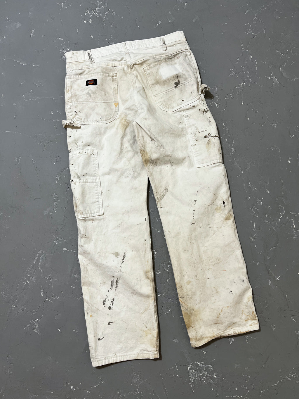 Dickies White Painted Work Pants [33 x 32]