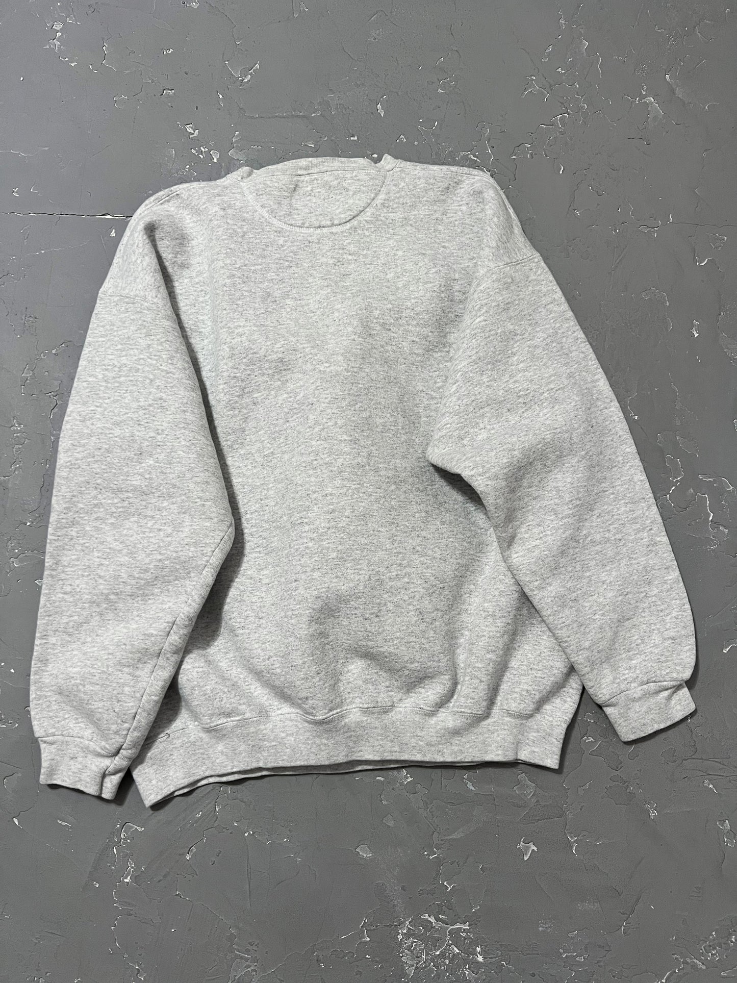 1990s Heather Gray “Yorktown Football” Sweatshirt [L]