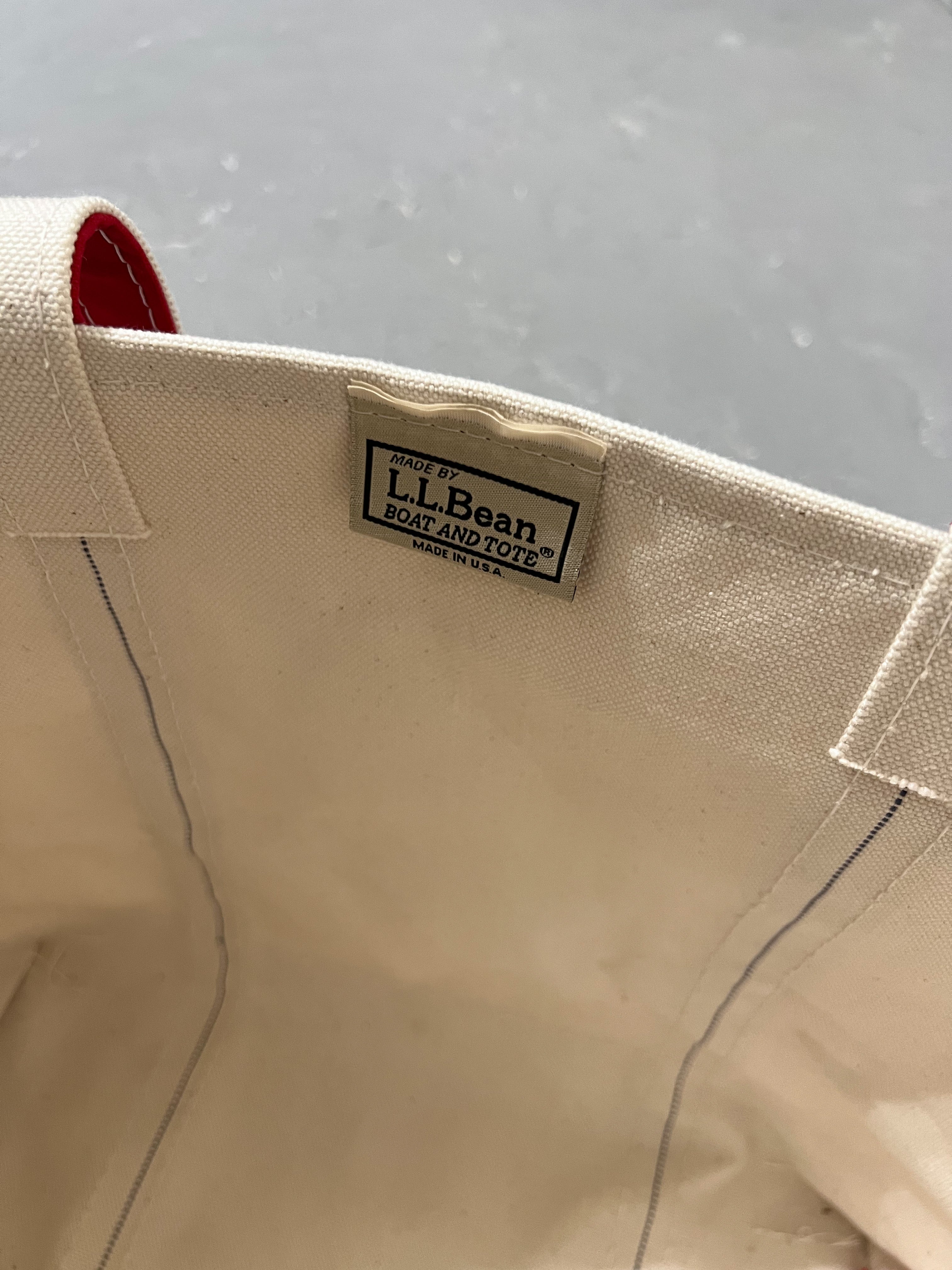 LL Bean '90s Boat and Tote Made in USA