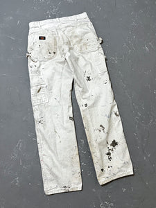 Dickies White Painted Work Pants [31 x 32]
