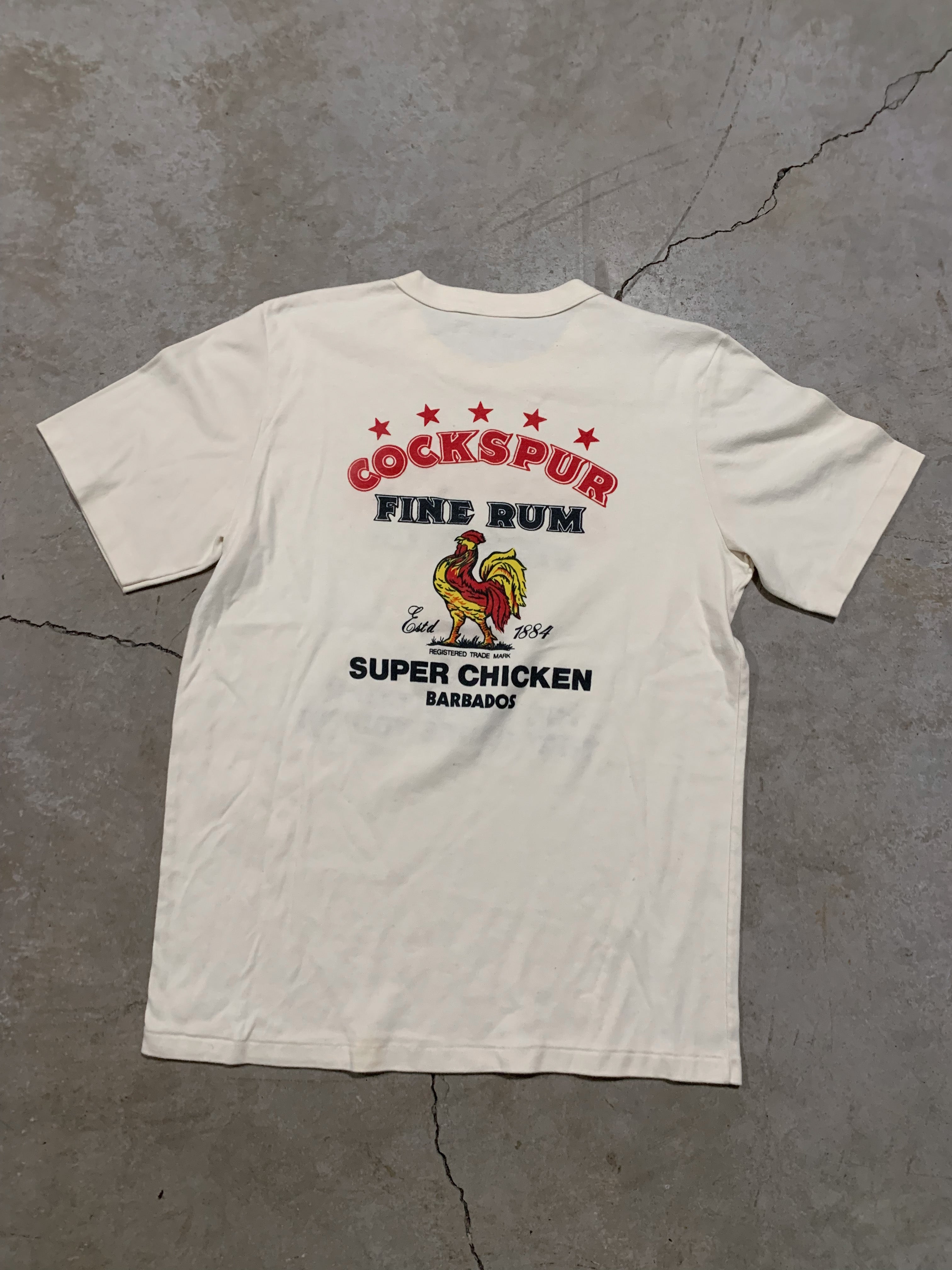 1990s Cockspur Rum “The Bionic Cock” Tee [M]