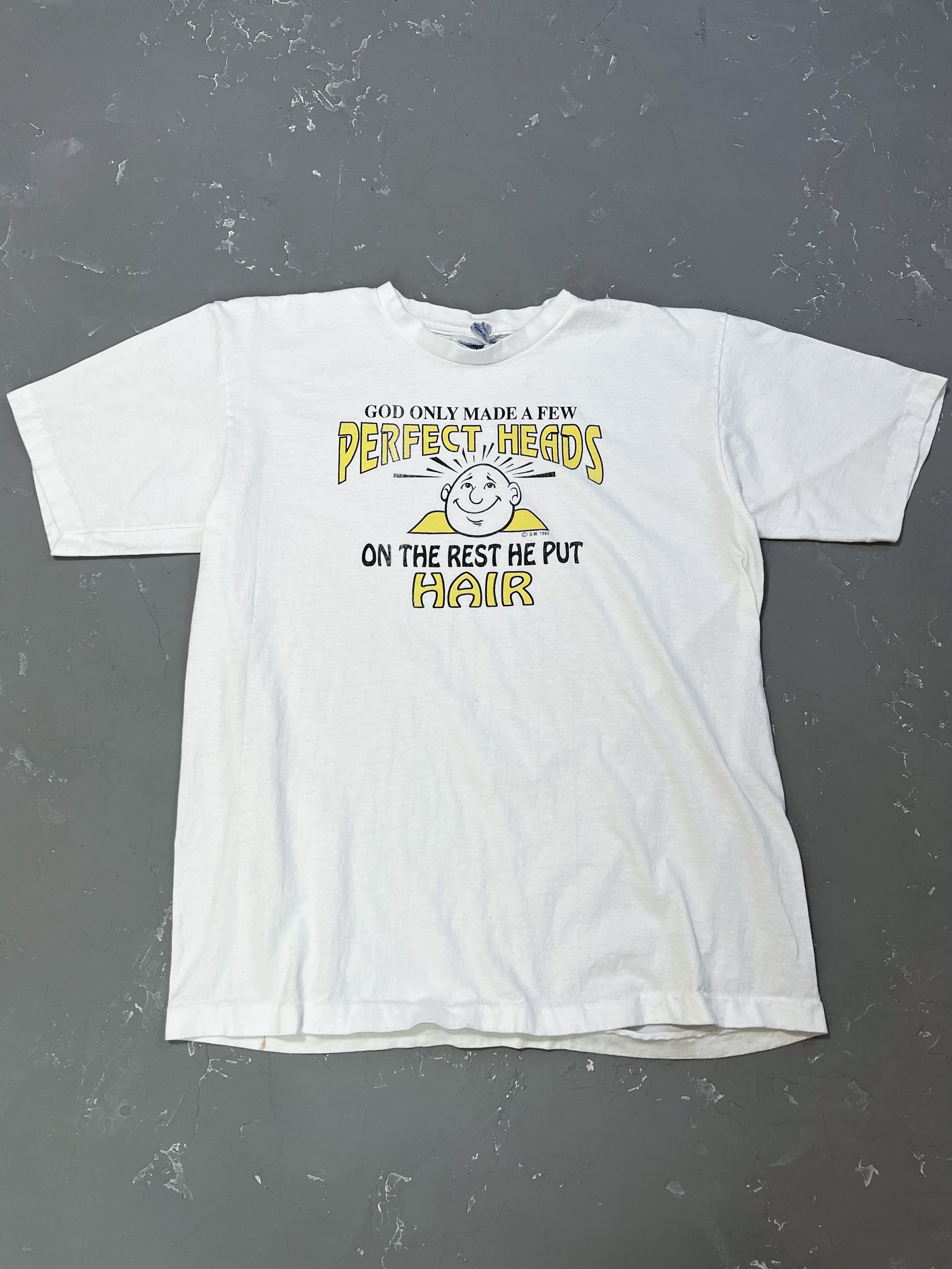 1990s “God Only Made a Few Perfect Heads..” Tee [L/XL]