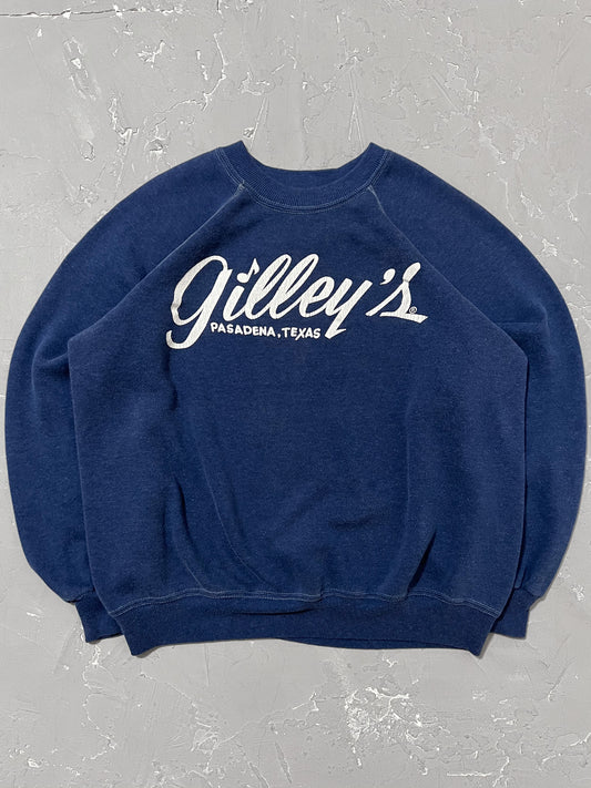 1970s “Gilley’s Pasadena Texas” Raglan Sweatshirt [S/M]