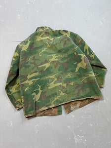 1970s Reversible Camouflage Hunting Jacket [L]