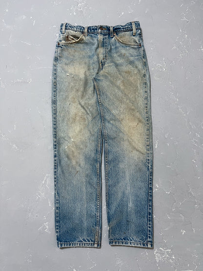 1980s Mud Washed Levi’s 505 Orange Tabs [32 x 30]