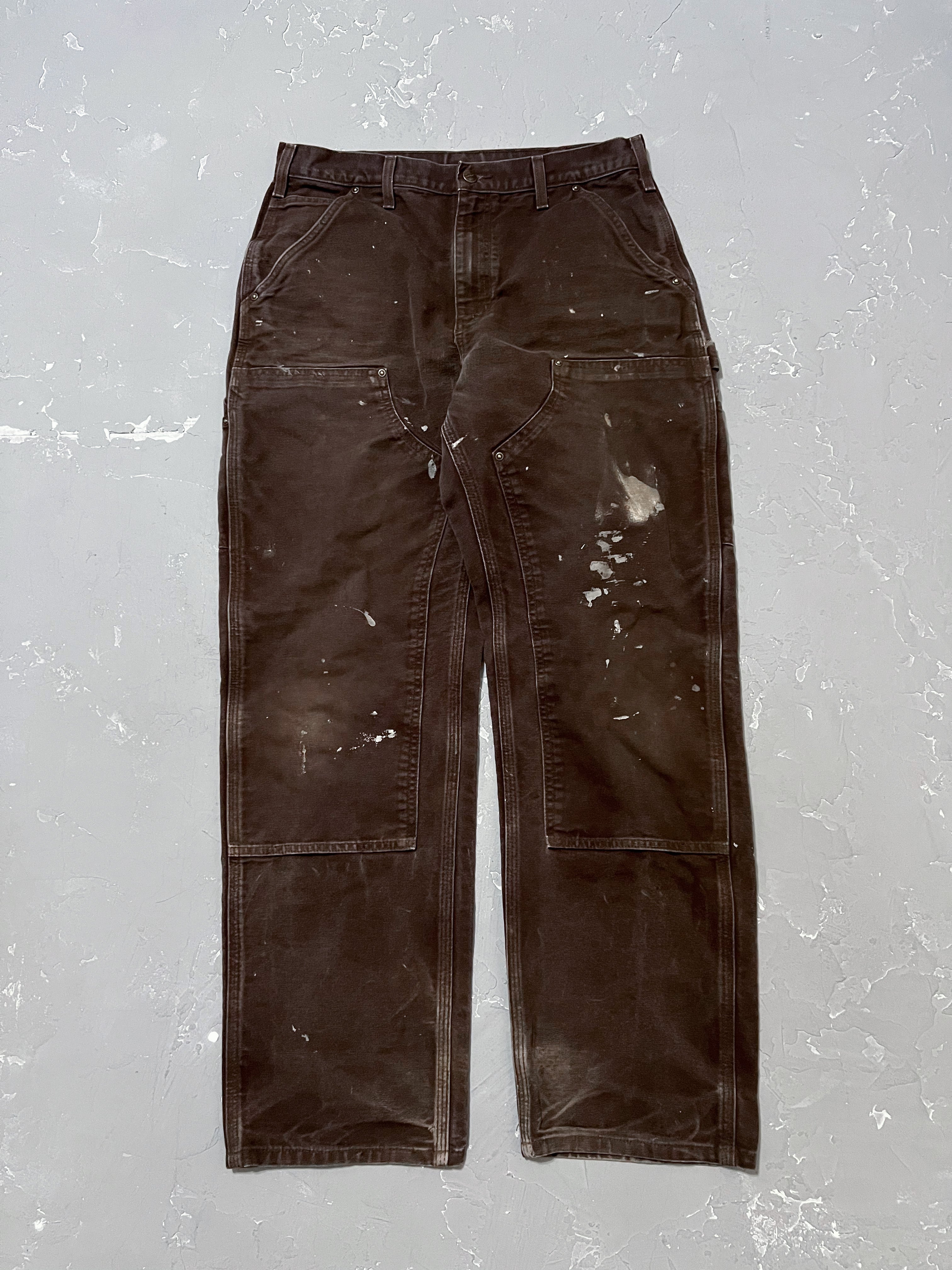 Carhartt Chocolate Painted Double Knee Pants [32 x 32]