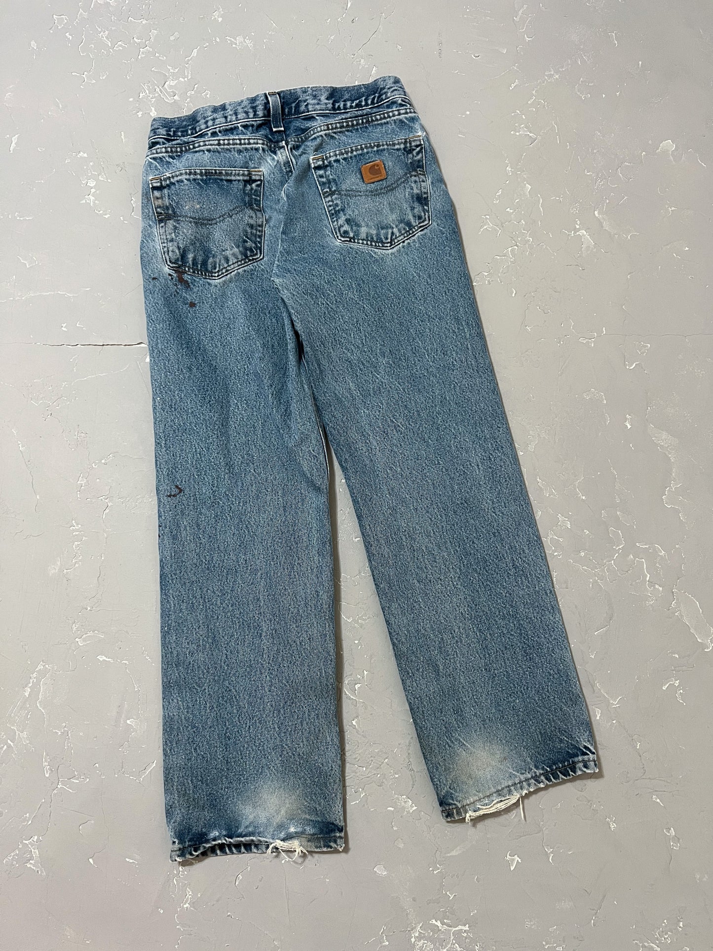 Carhartt Denim Painted Carpenter Pants [31 x 30]