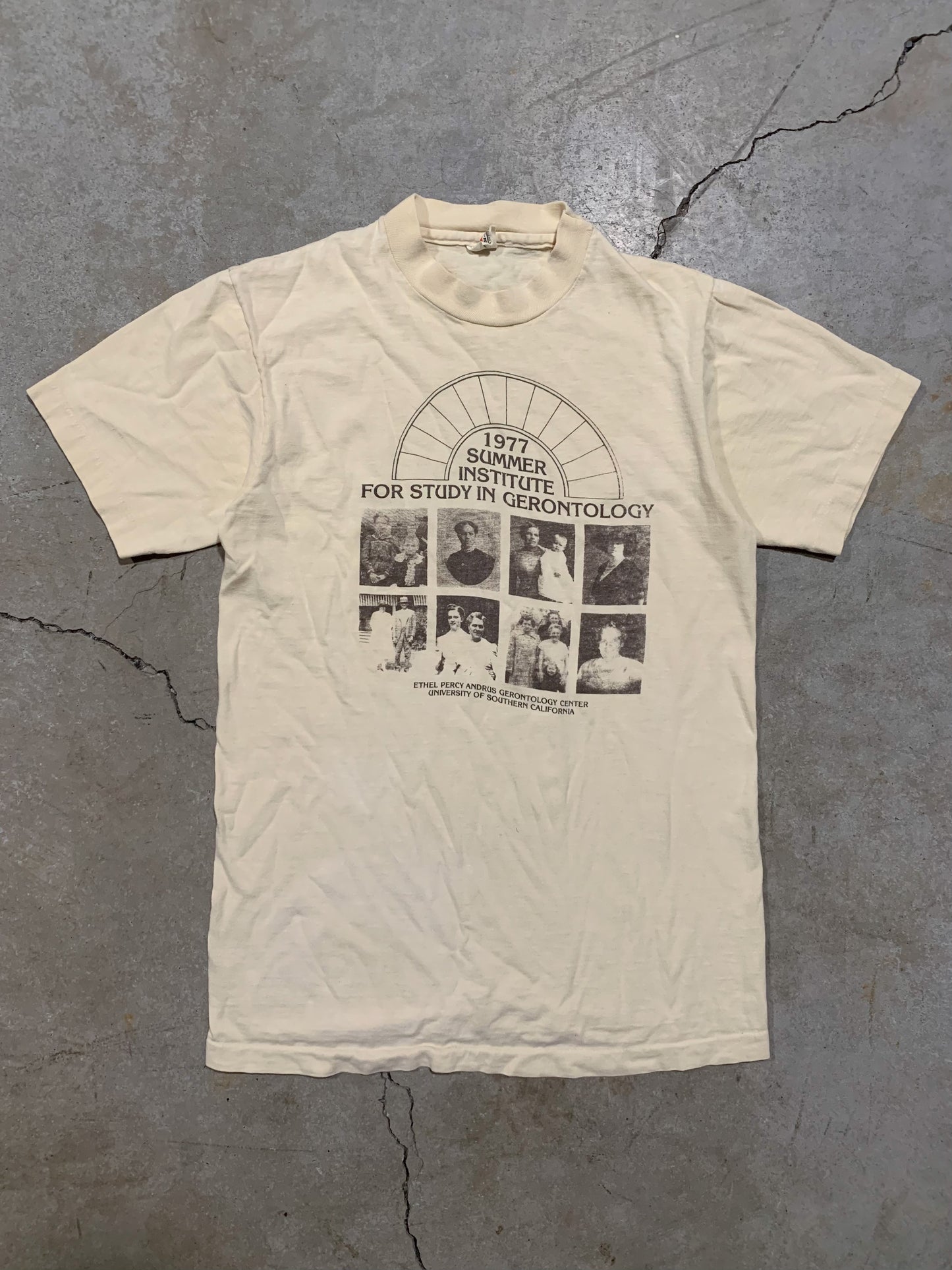 1977 USC “Gerontology Summer Institute” Tee [XS]