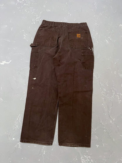 Carhartt Chocolate Painted Carpenter Pants [33 x 30]