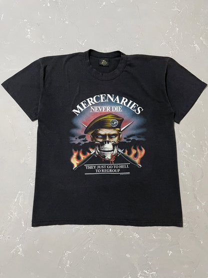 1988 “Mercenaries Never Die” Tee [L/XL]