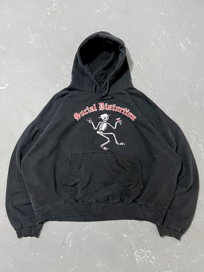 2000s Social Distortion Cropped Hoodie [XL/2XL]