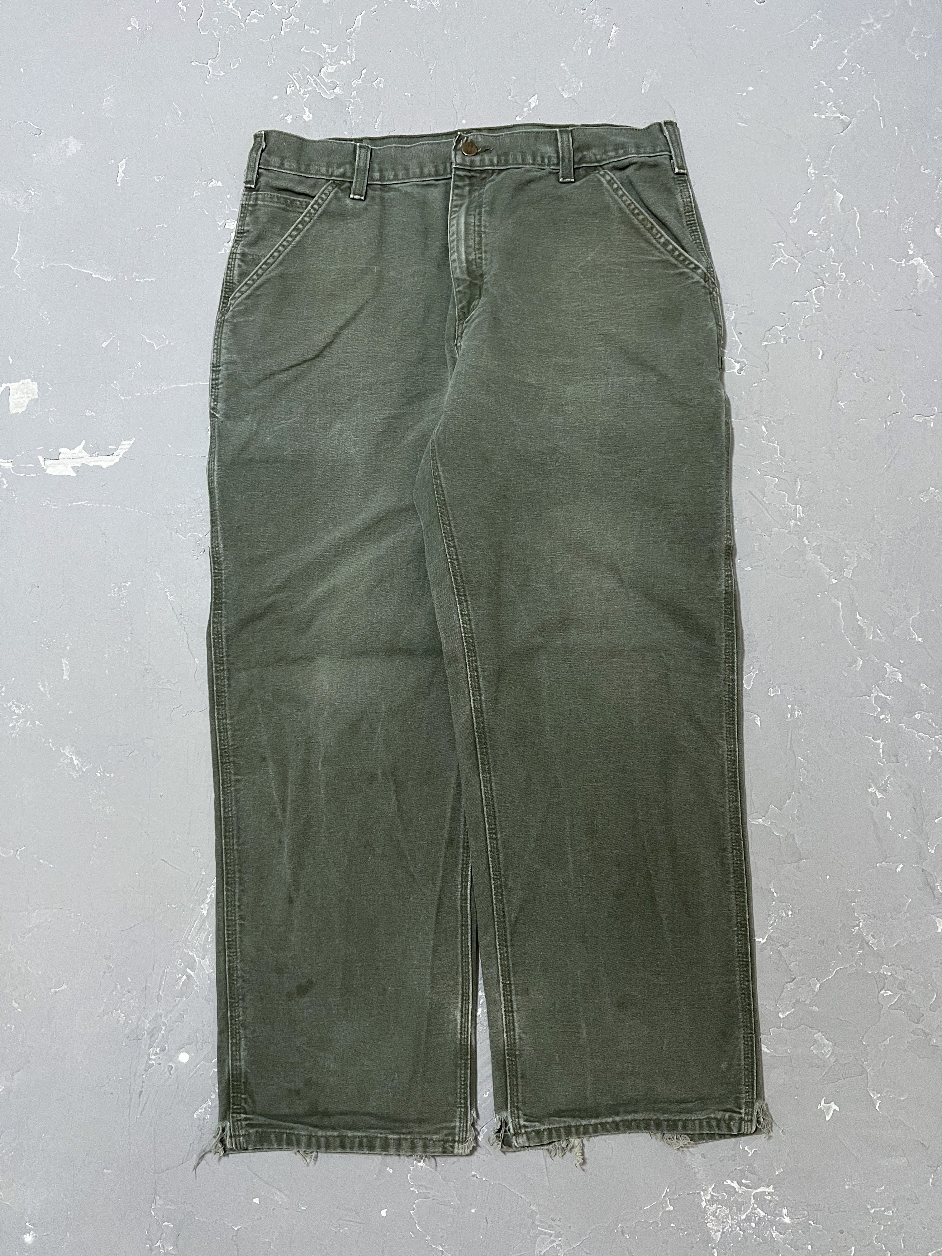 Carhartt Faded Moss Green Carpenter Pants [36 x 30]