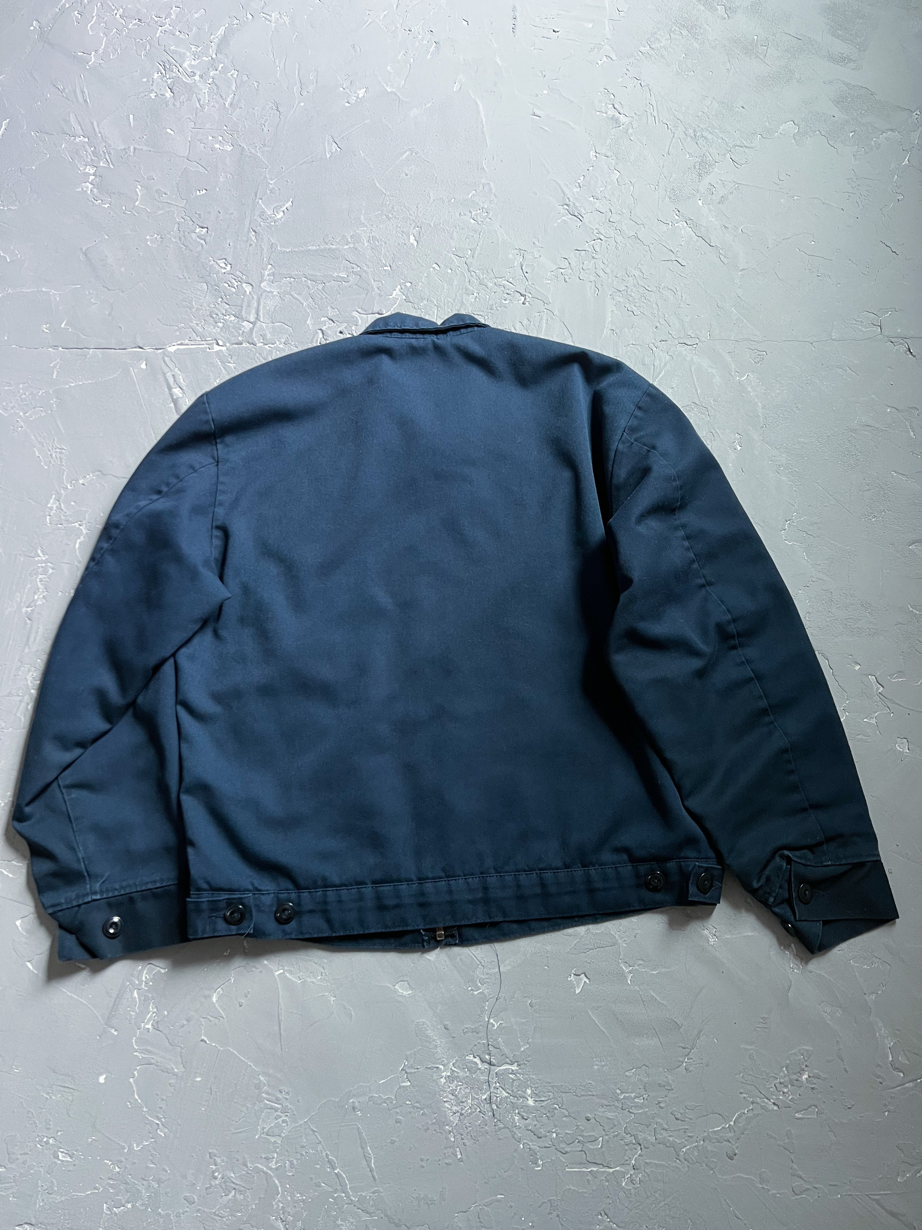 2000s Navy Cropped Work Jacket [L]