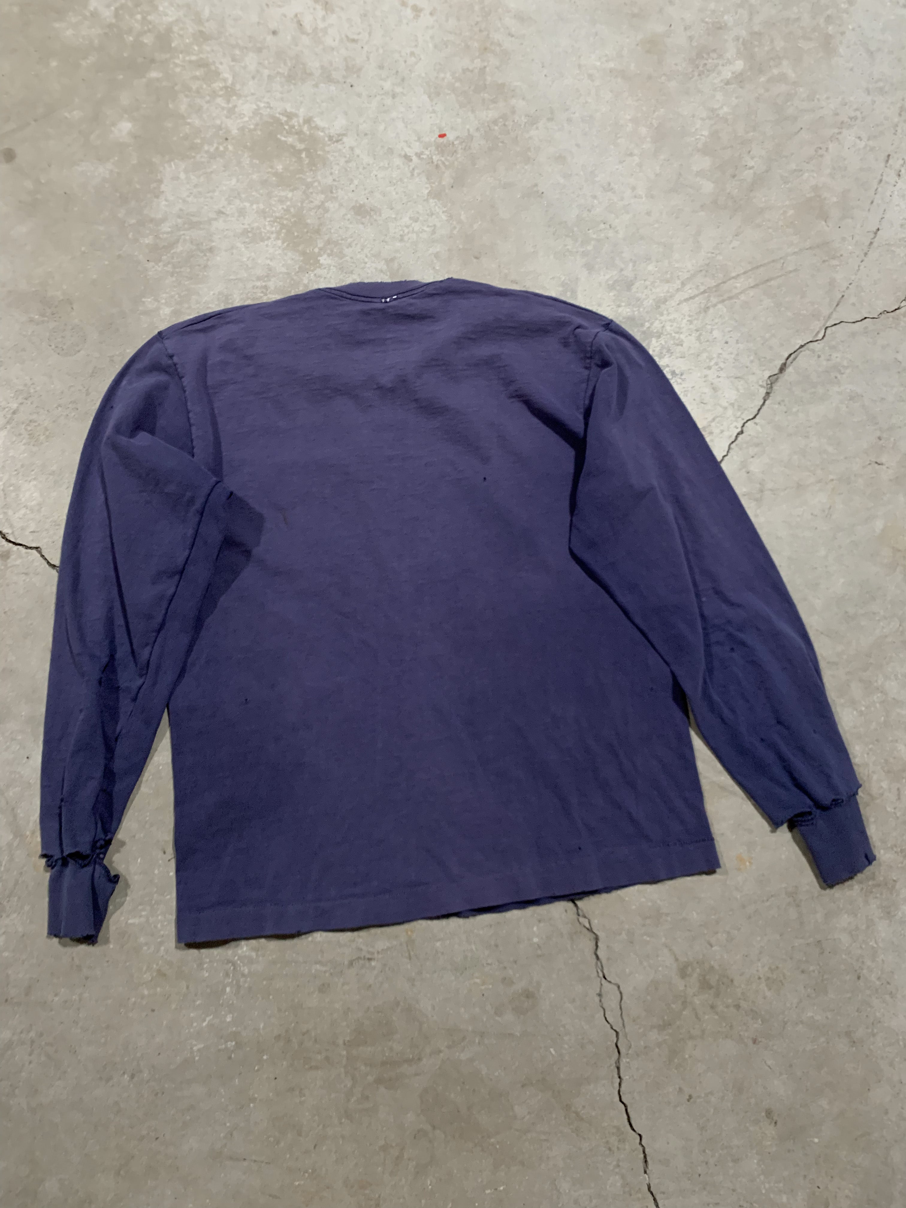 1990s Thrashed Faded Pocket L/S Tee [M]