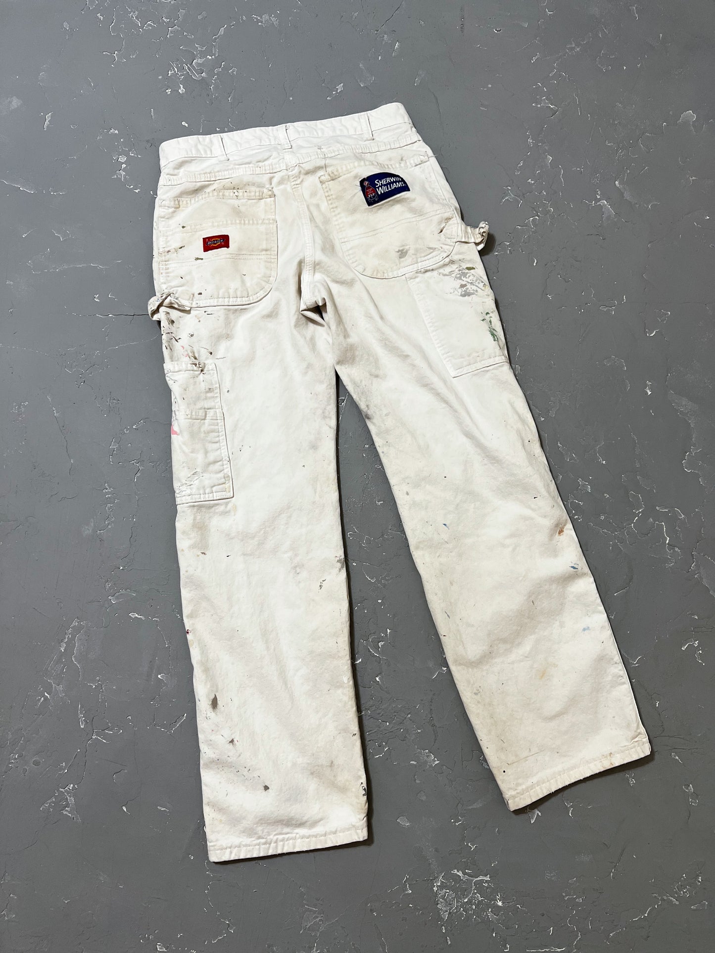 Dickies White Painted Work Pants [30 x 31]