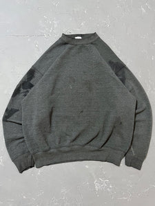 1990s Black Sun Faded Sweatshirt [L/XL]