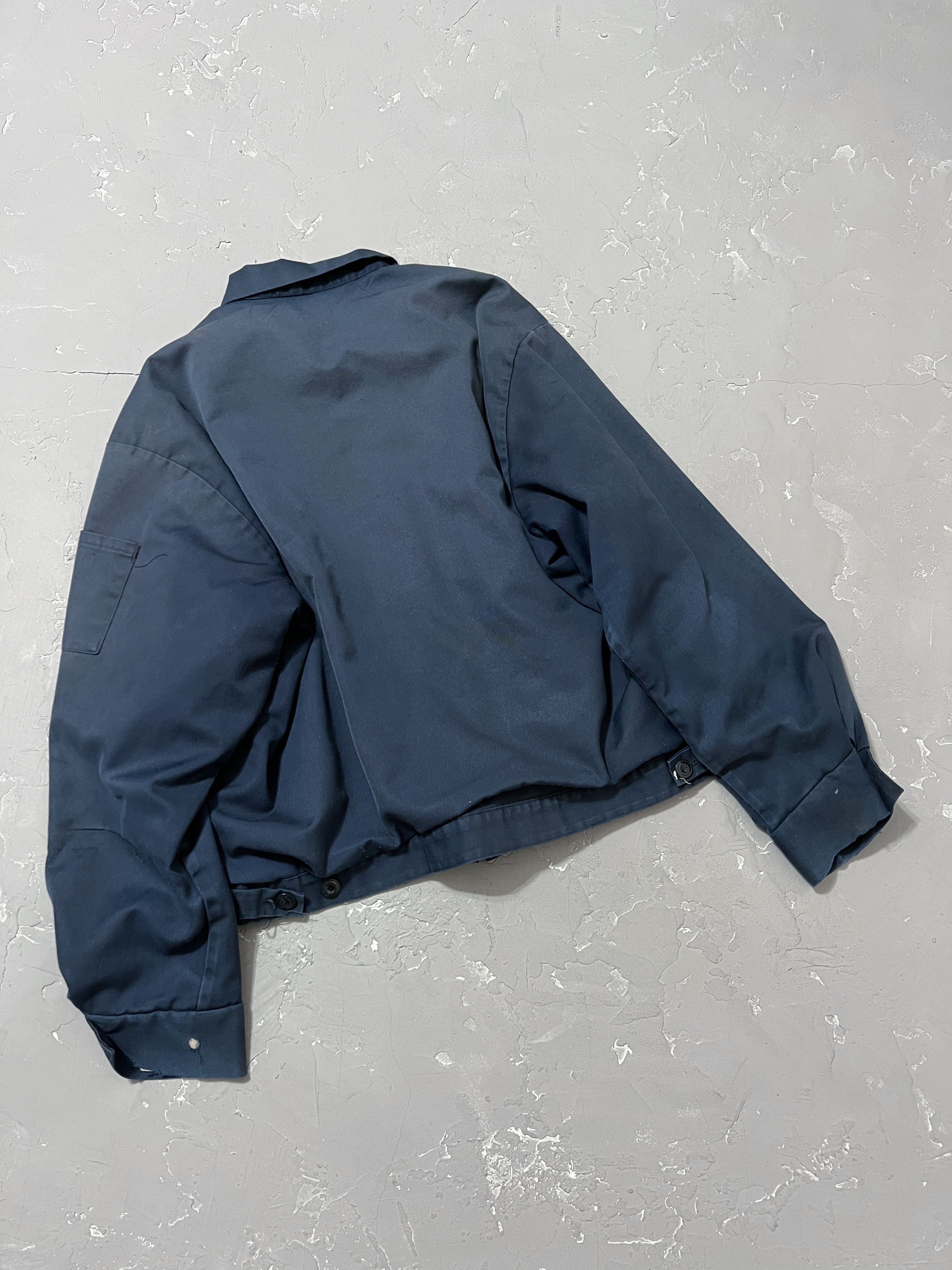 1970s Faded Navy Work Jacket [XL]