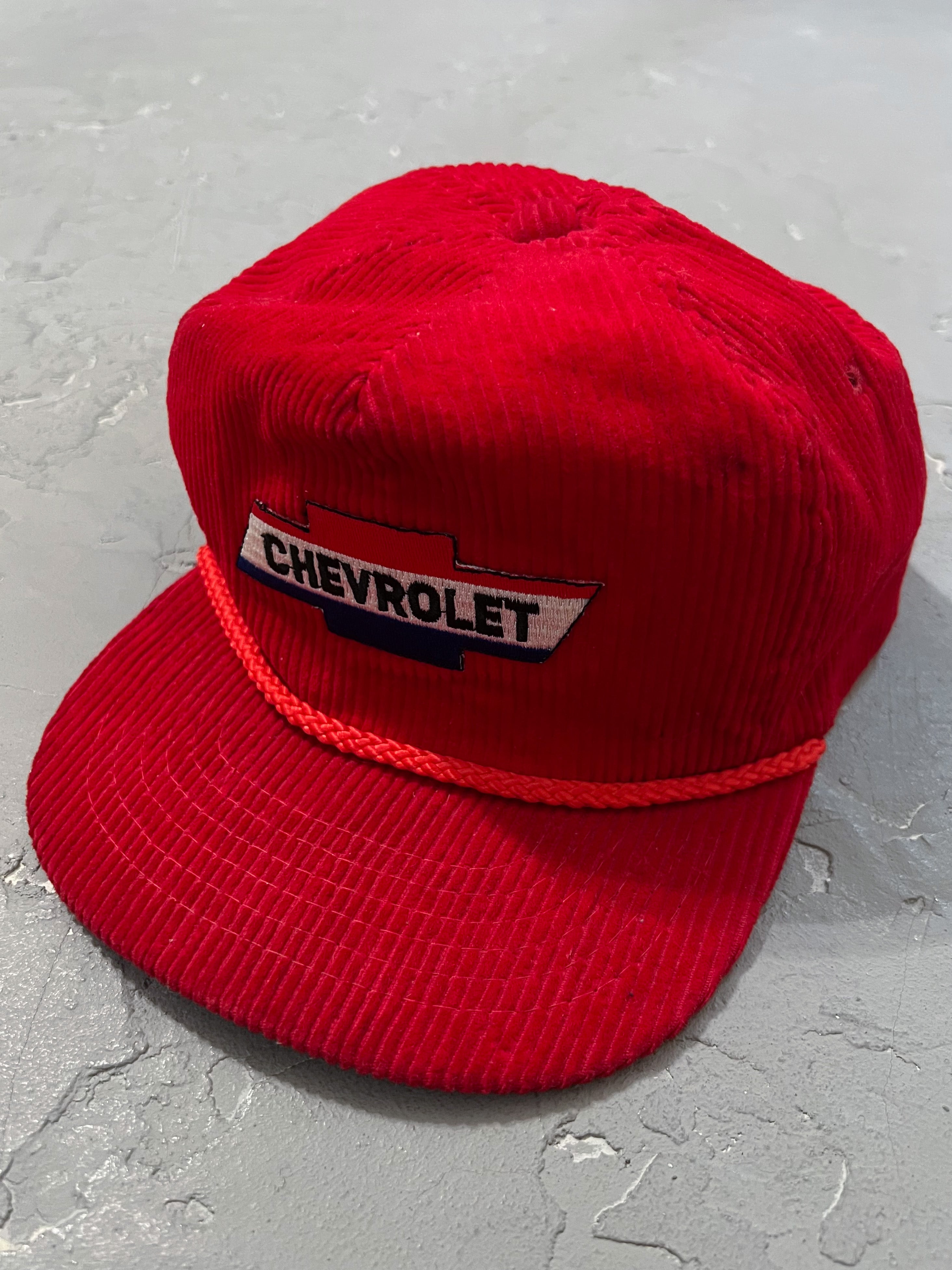 1980s Chevrolet Corduroy Trucker Hat