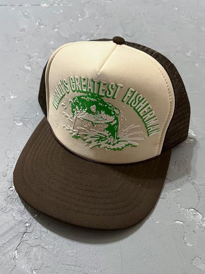 1990s World’s Greatest Fisherman Trucker Hat