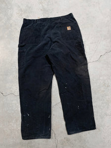 Carhartt Faded Black Painted Carpenter Pants [38 x 31]