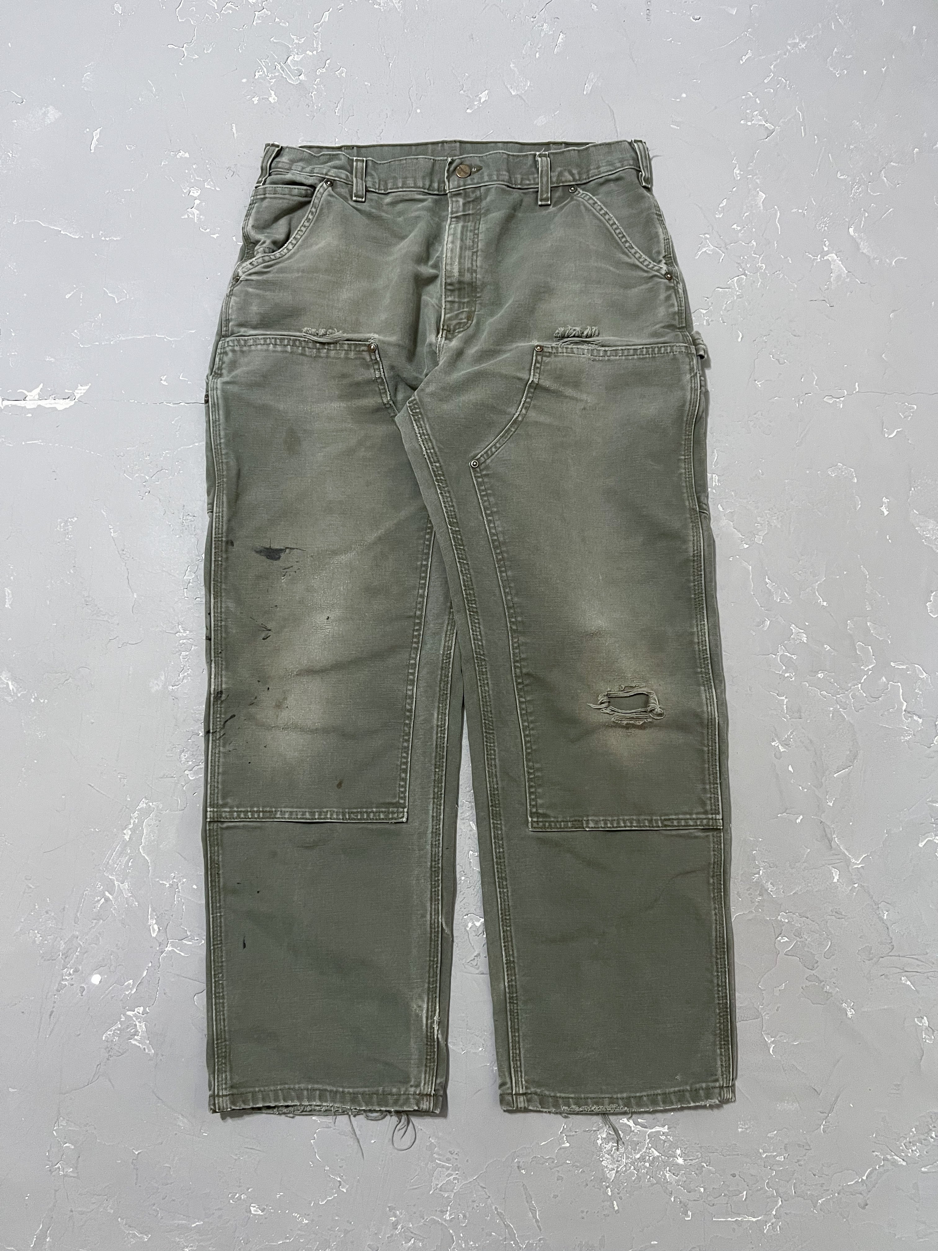 Carhartt Moss Green Double Knee Pants [36 x 32] – From The Past
