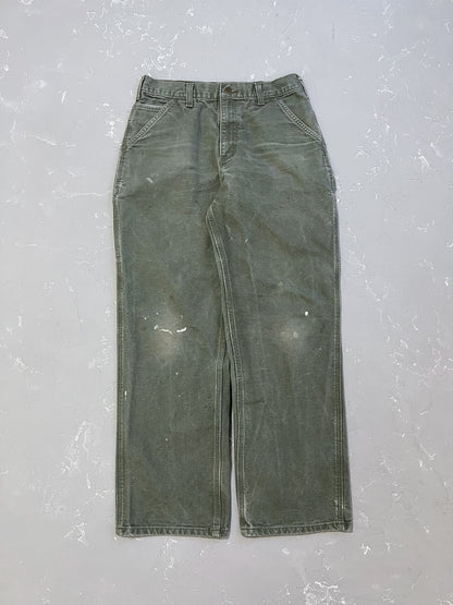 Carhartt Painted Moss Green Carpenter Pants [30 x 30]